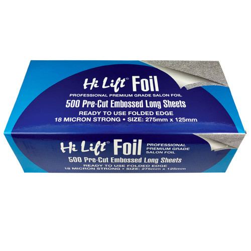 Hi Lift Pre Cut Foil Folded 18 Micron Silver  Long