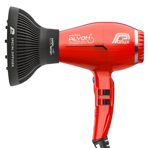 Parlux Alyon Air Ionizer Hair Dryer 2250W & Diffuser- RED