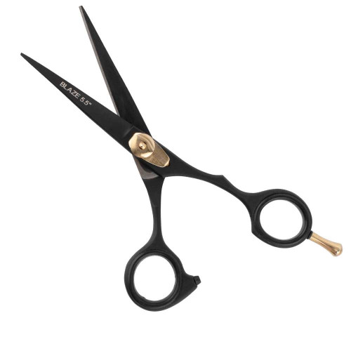 Iceman Blaze 5.5" Black Offset Scissors