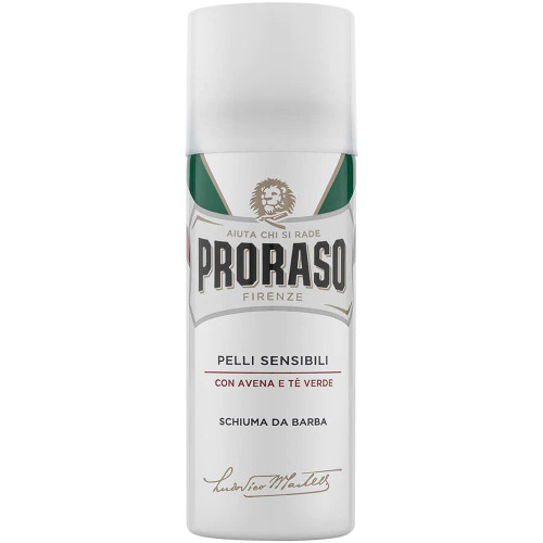 Proraso Travel size Shaving Foam white with oatmeal & green tea 50ml