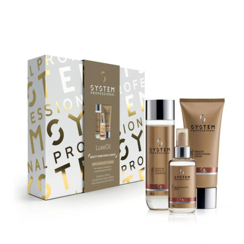 Wella System Professional LuxeOil Trio Keratin Protection & Shine