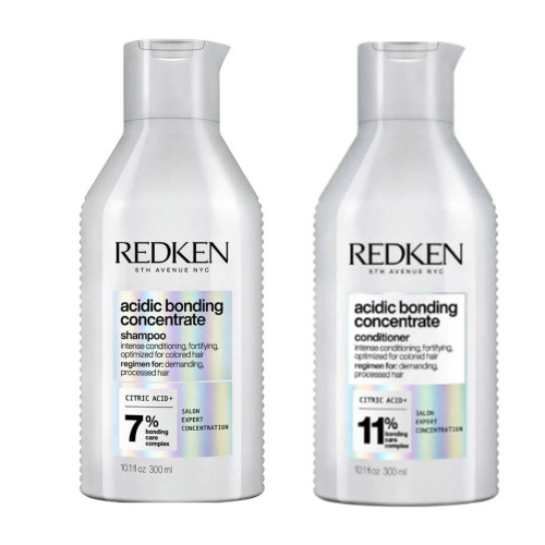 Redken Acidic Bonding Concentrate Shampoo & Conditioner 300ml Duo Redken Acidic Bonding Concentrate Shampoo & Conditioner 300ml Duo