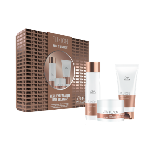 Wella Fusion Make It Resiliant Against Hair Breakage Trio Pack