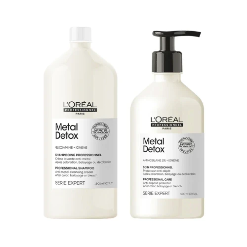 L'Oréal Professionnel Serie Expert Metal Detox Shampoo 1500ml & Conditioner 500ml Duo