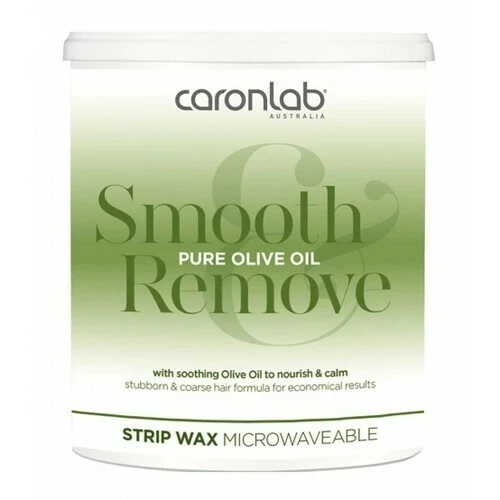 Caronlab Smooth & Remove Pure Olive Oil Strip Wax 800ml
