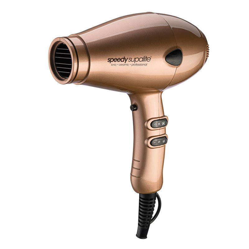 Speedy Supalite Professional Hairdryer With Diffuser - GOLD