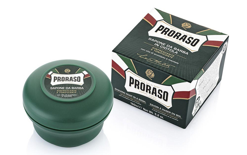 Proraso Shaving Cream in a mug with eucalyptus and menthol 150ml