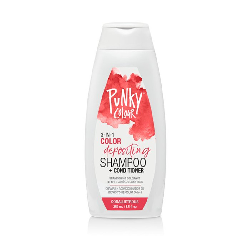 Punky Colour Depositing Shampoo + Conditioner - Coralustrous 250ml