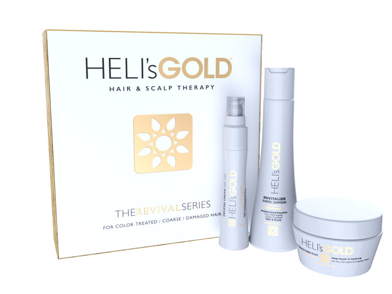 Heli's Gold Revival Series - For Dry, Damaged, Coarse Hair