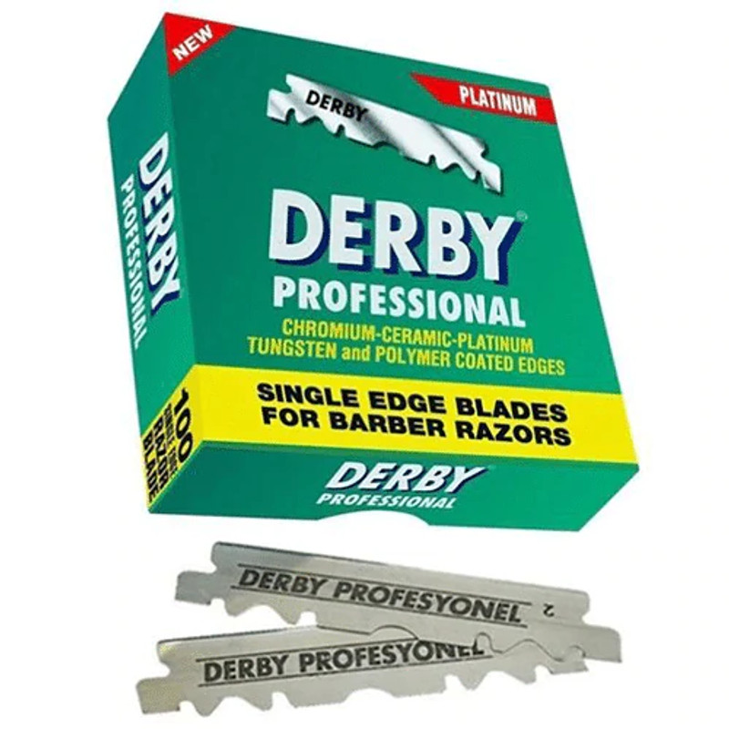 Derby Pro Single Edge Razor Blades 100pcs Per Box