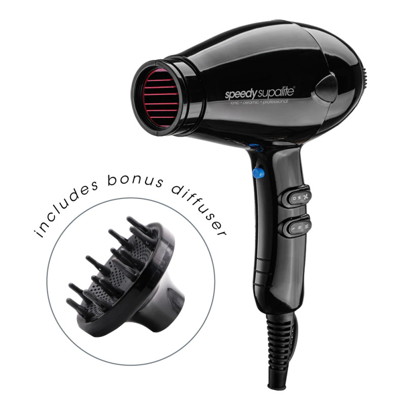 Speedy Supalite Ionic & Ceramic Professional Hairdryer 2200W