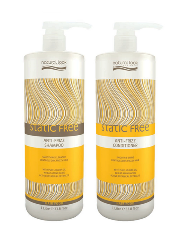 Natural Look Anti - Frizz Shampoo and Conditioner 1L Value Pack