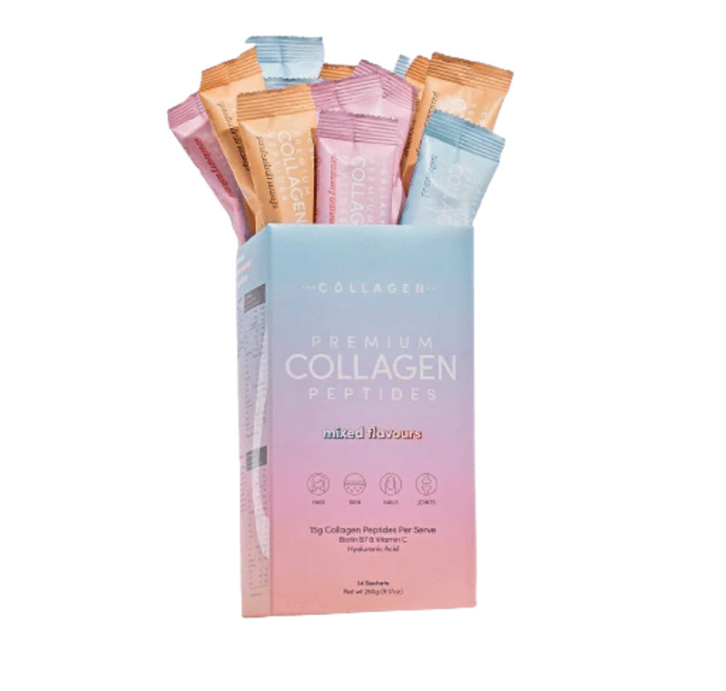 The Collagen Co. Premium Collagen Peptides -14 Mixed Sachet Box