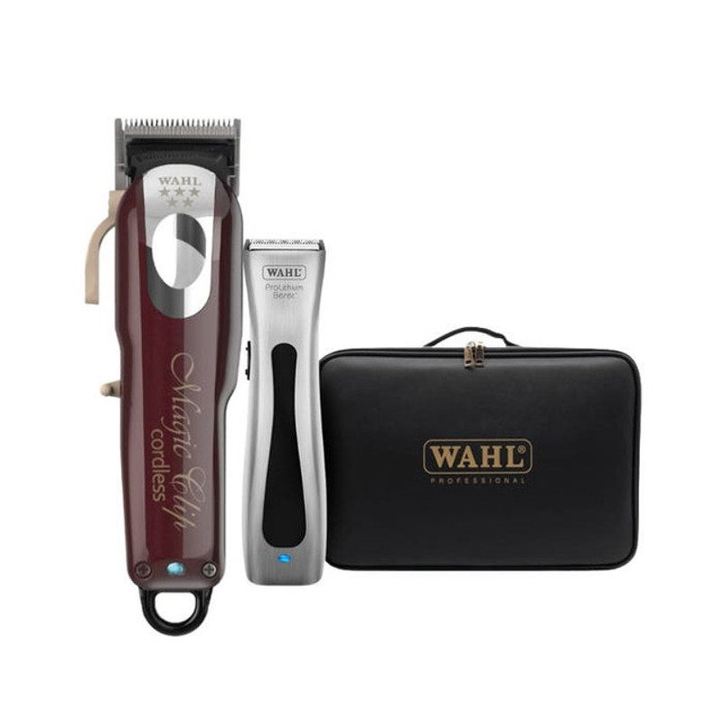 Wahl Magic Clip & Beret  Trimmer Combo in Black Case