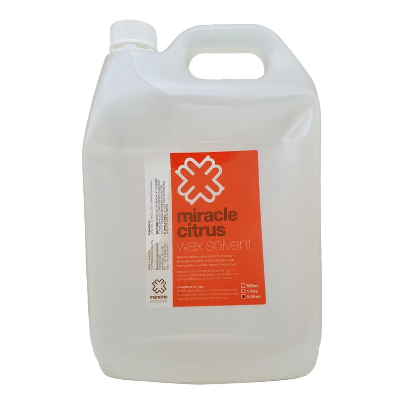 Mancine Miracle Wax Solvent 5 Litre