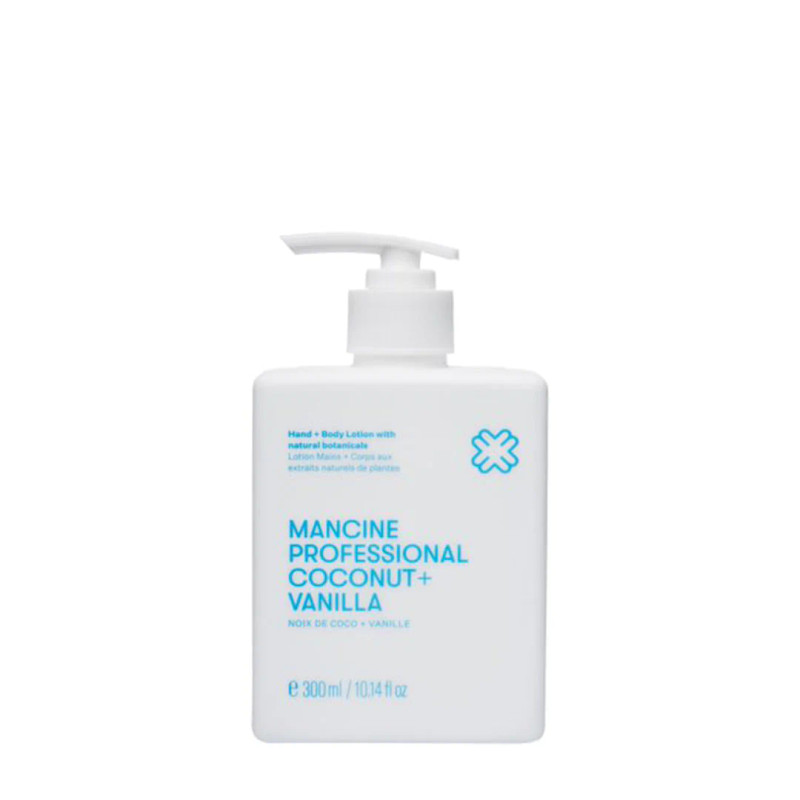 Mancine Coconut + Vanilla Hand and Body Lotion 300ml