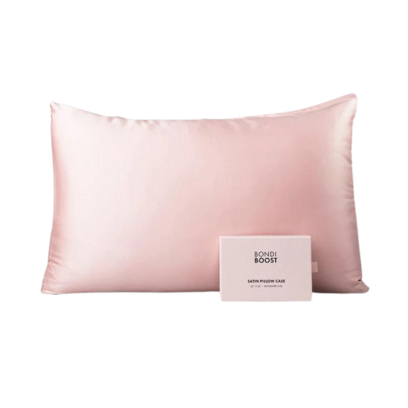 Bondi Boost Satin Pillowcase BLUSH (Standard Size)