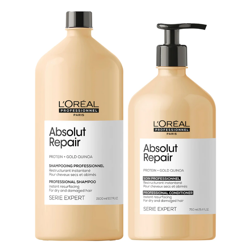 L'Oreal Professionnel Absolut Repair Shampoo 1500ml & Conditioner 750ml Duo