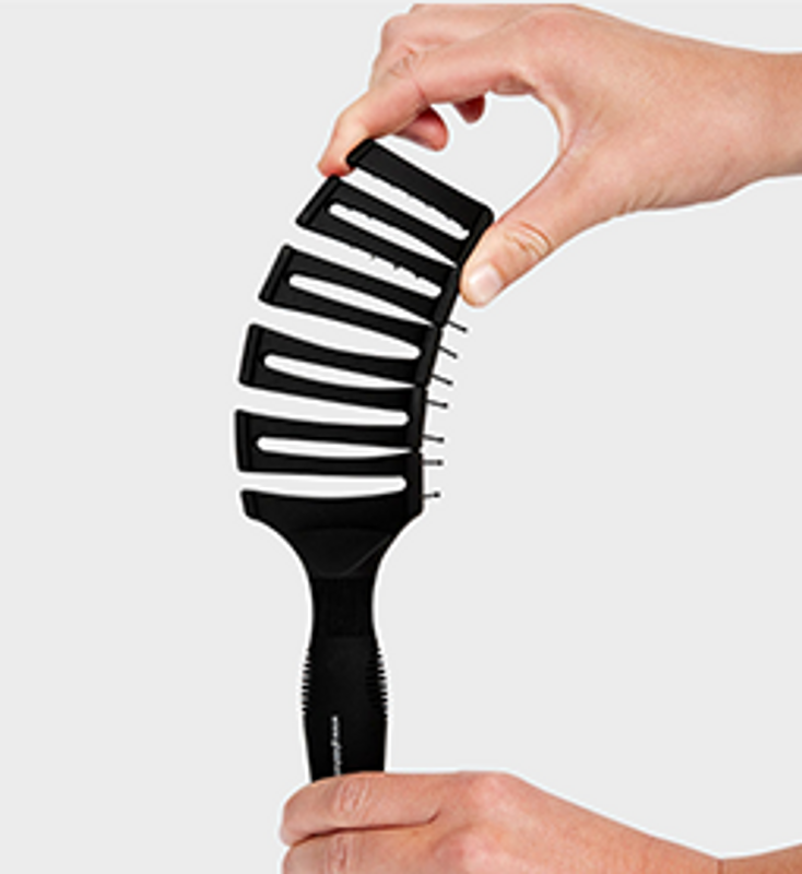 Glide Flexi Brush for Medium-Coarse Hair Black