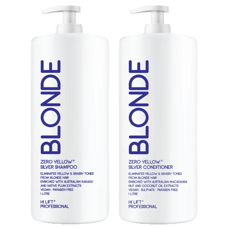 Hi Lift True Blonde Zero Yellow Silver Duo Pack - 1 Litre