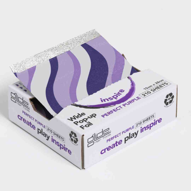 Glide Create Play Inspire Perfect Purple Foil 210 Sheets 15cm x 28cm