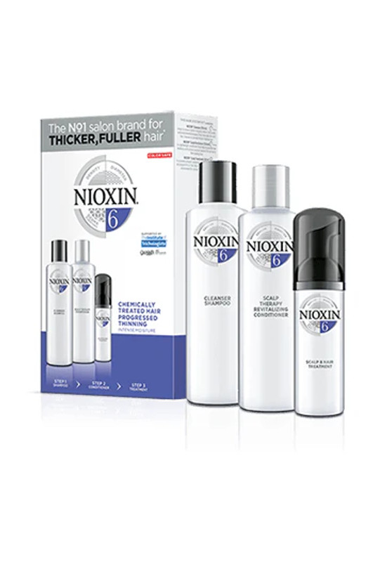 Nioxin Hair Trial Set - System 6 (Trio Set) Chemically Treated Progressed Thinning