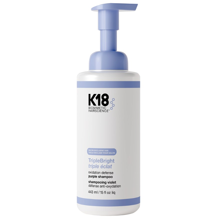 K18 Triple Bright Oxidation Defense Purple Shampoo 443ml