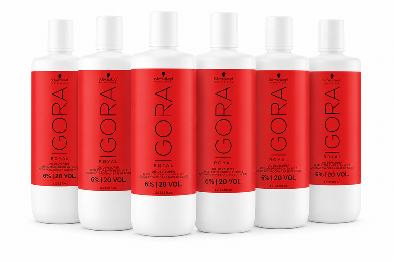 Schwarzkopf Igora Royal Oil Developer 20 Vol 1 Litre x 6