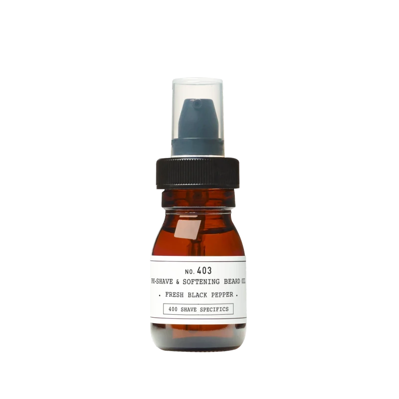 Depot 403 Pre/Post Shave & Softening Beard Oil Fresh Black Pepper 30ml