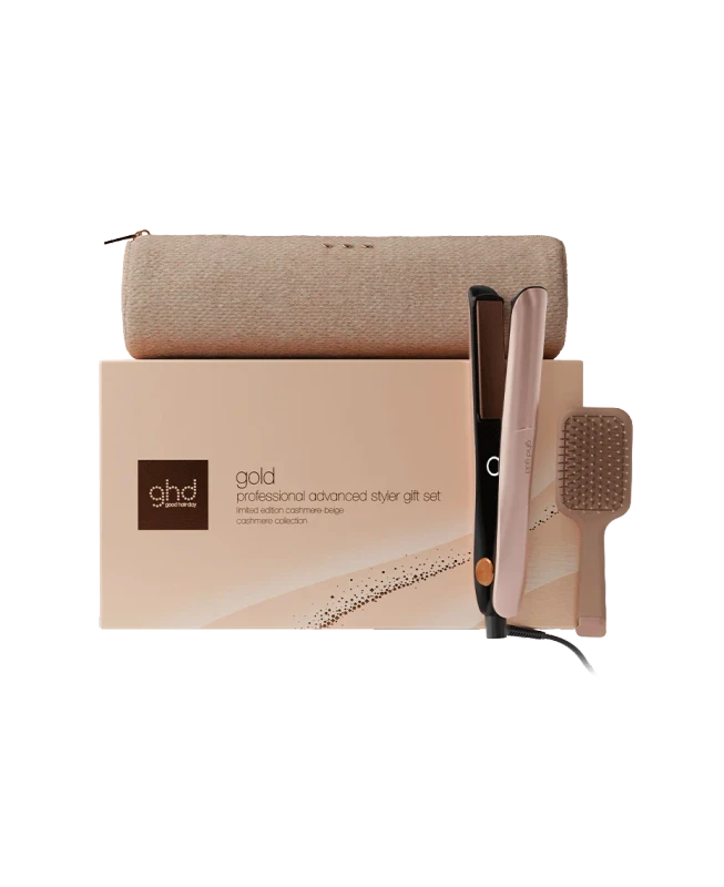 GHD Gold Professional Advanced Styler Gift Set Limited Edition Cashmere Beige