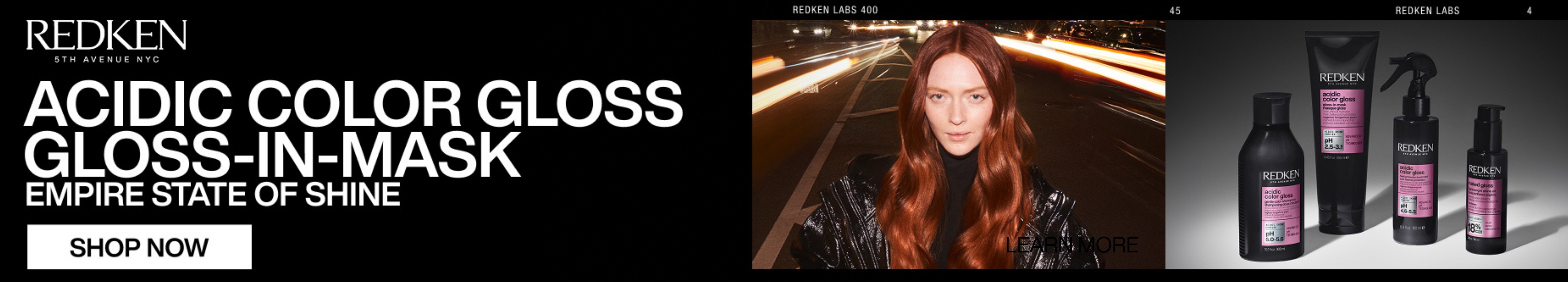 Shop Redken Acidic Color Gloss for glossy, vibrant colour and long-lasting results. Ideal for colour-treated hair needing shine and protection.