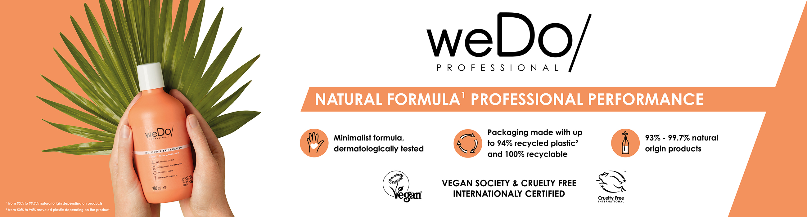 weDo Professional Hair Minimalist Formula, Vegan, Cruelty Free and Recyclable 