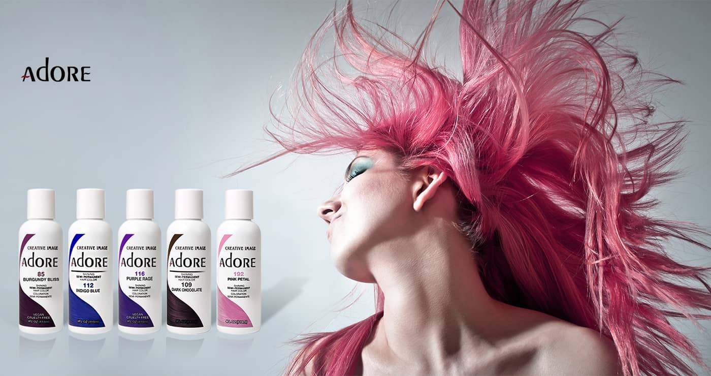 adore hair colour, semi permanent colour