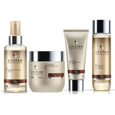 Wella System Professional Luxe Oil Keratin Quad Set - Complete