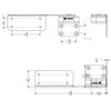 TACO Command Ratchet Hinges - 9-3\/8" - Polished 316 Stainless Steel - Pair [H25-0016]