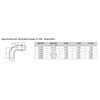 Viega ProPress 1-1\/4" - 90 Copper Elbow - Street\/Press Connection - Smart Connect Technology [77062]