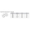 Viega ProPress 3\/4" - 45 Copper Elbow - Double Press Connection - Smart Connect Technology [77023]