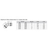 Viega MegaPress 1-1\/2" 45 Stainless Steel 304 Elbow - Double Press Connection - Smart Connect Technology [95070]