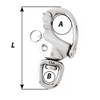 Wichard 2-3\/4" Snap Shackle w\/Swivel Eye - 80mm [2473W]