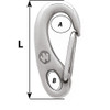 Wichard Safety Snap Hook - 50mm [2480W]