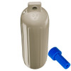 Polyform G-3 Twin Eye Fender 5.5" x 19" - Sand w\/Adapter [G-3 SAND W\/AIR ADAPTER]