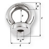 Wichard 3\/8 Eye Nut - 13\/16" Diameter [6351W]