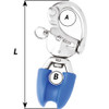 Wichard HR Snap Shackle With Thimble Eye - 110mm Length - 4-21\/64" [2495W]