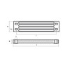 Tecnoseal Aluminum Yamaha Bar Anode f\/Engine Bracket [01112-1AL]