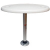 Springfield White Oval Table Package - 18" x 30" Threadlock [1690106]