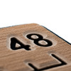 SeaDek 48 Routed Ruler - 6mm - Brushed Texture - Mocha\/Black [53584-80093]