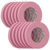FrogTape CP 325 Medium-High Adhesion Masking Tape - 18MM x 55M x 12-Pack - Pink - Rated f/325&deg;F