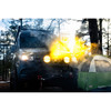 RIGID Industries 360-Series Amber Pro 9" Offroad Spot Beam w\/Amber Backlight Pod - Single [36522]