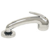 Scandvik Chrome Euro Sprayer w\/6' Black Nylon Hose [14041]