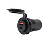 Bluewater Round Dual USB\/USB-C Charger [3000-4001A]